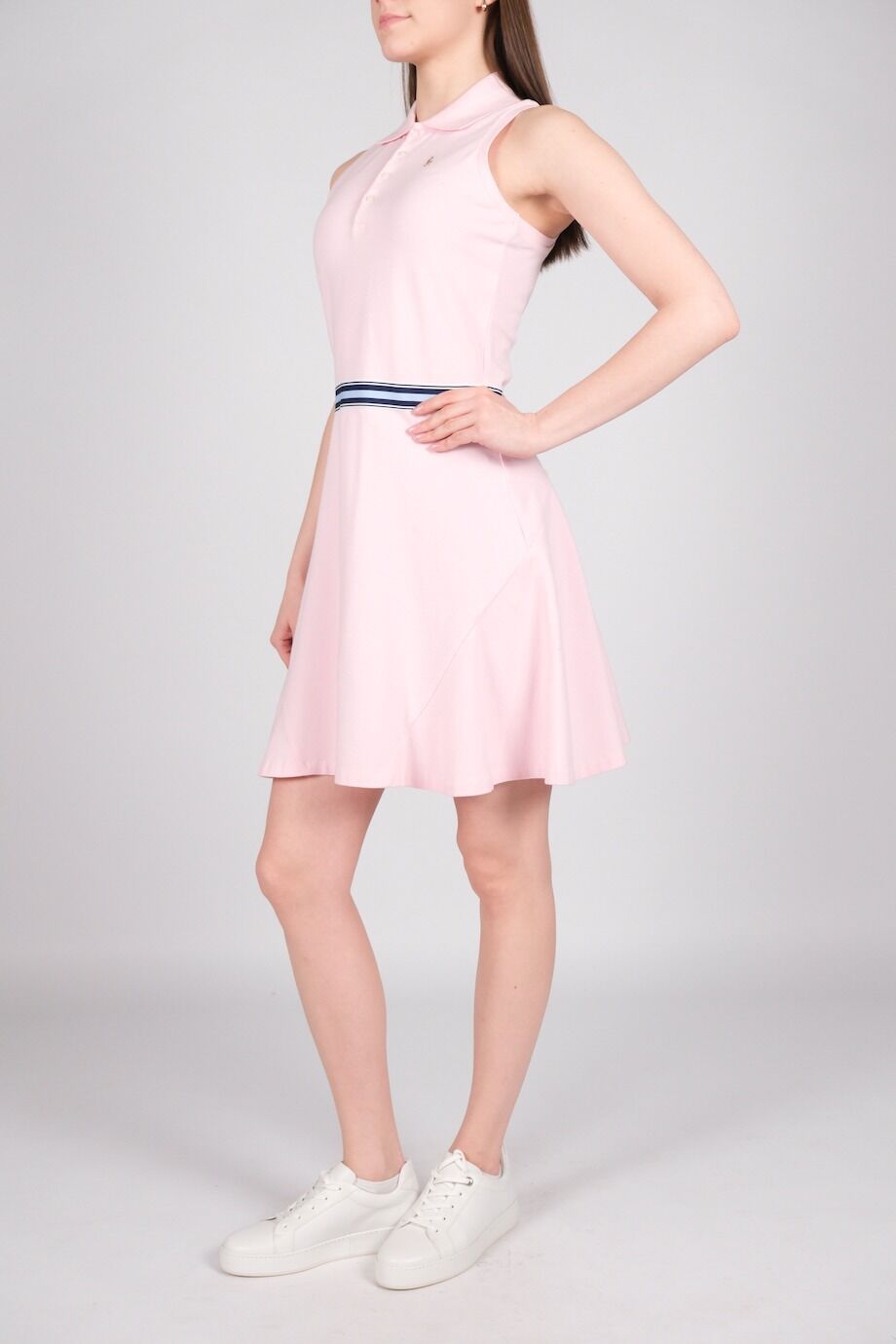 image 2 Платье-поло розового цвета