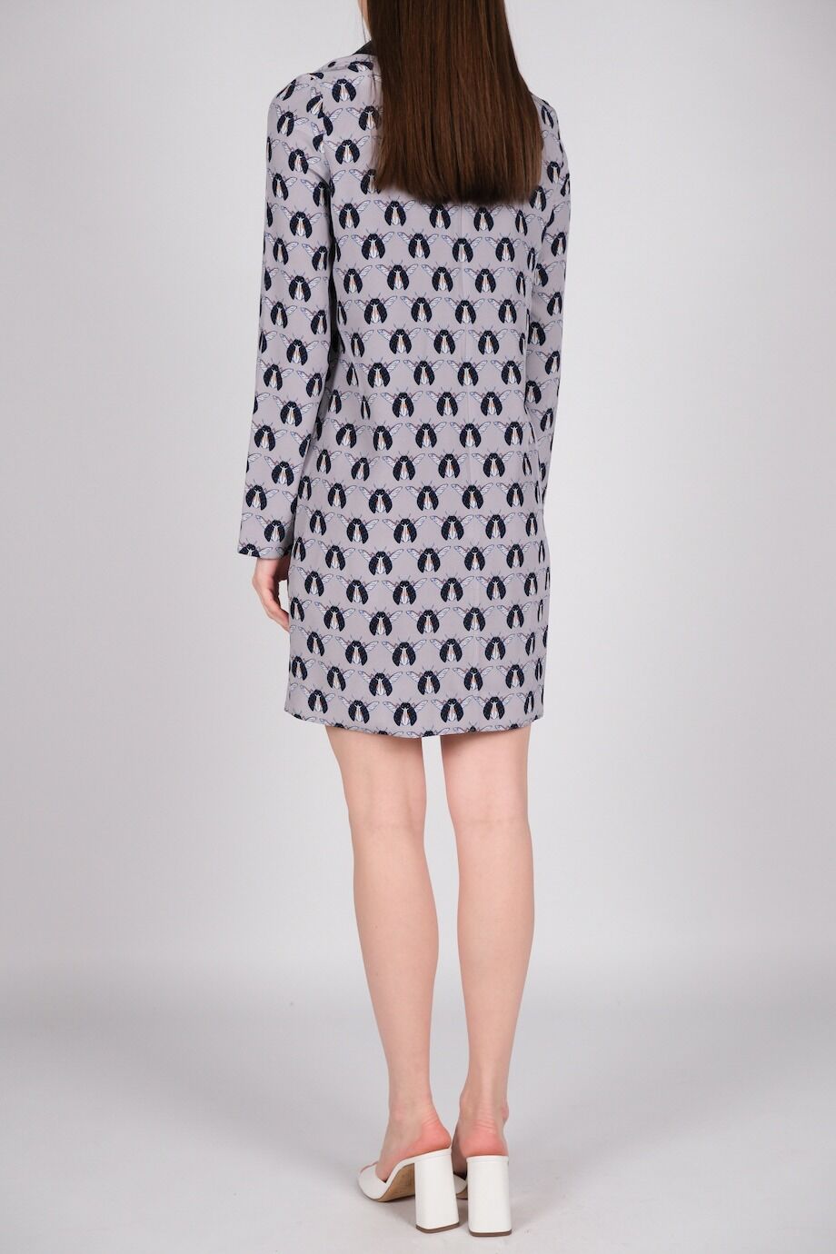 image 3 Шёлковое платье со съёмным воротником