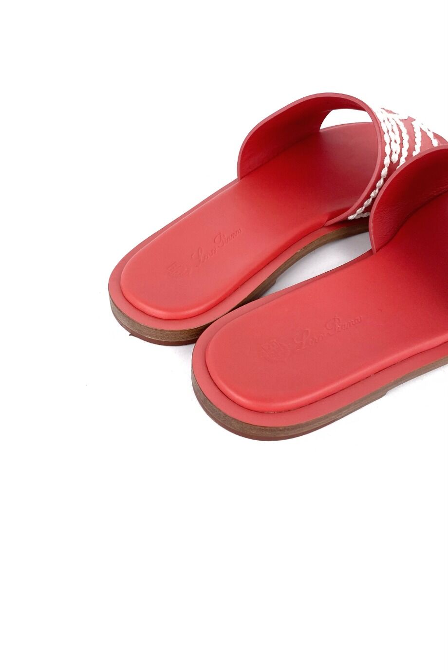 image 4 Шлепанцы кораллового цвета с орнаментом