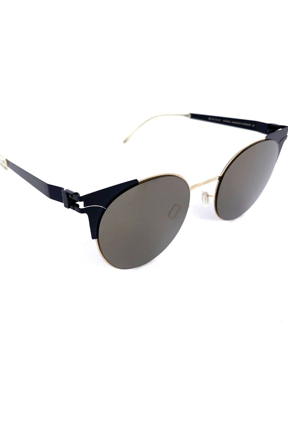 image 2 Очки в золотистой оправе с черными уголками