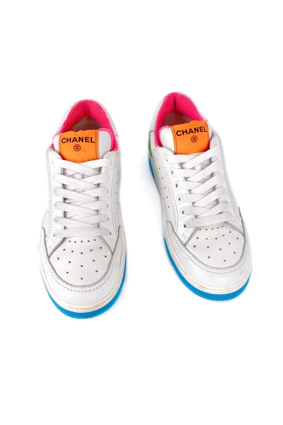 image 2 Кеды белого цвета с яркими элементами