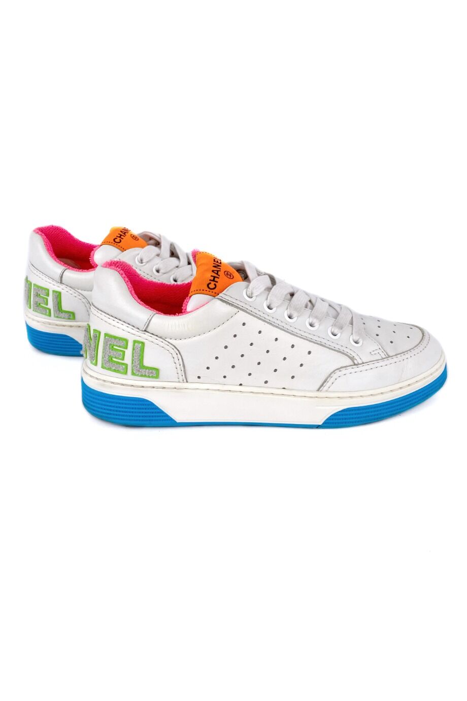 image 5 Кеды белого цвета с яркими элементами