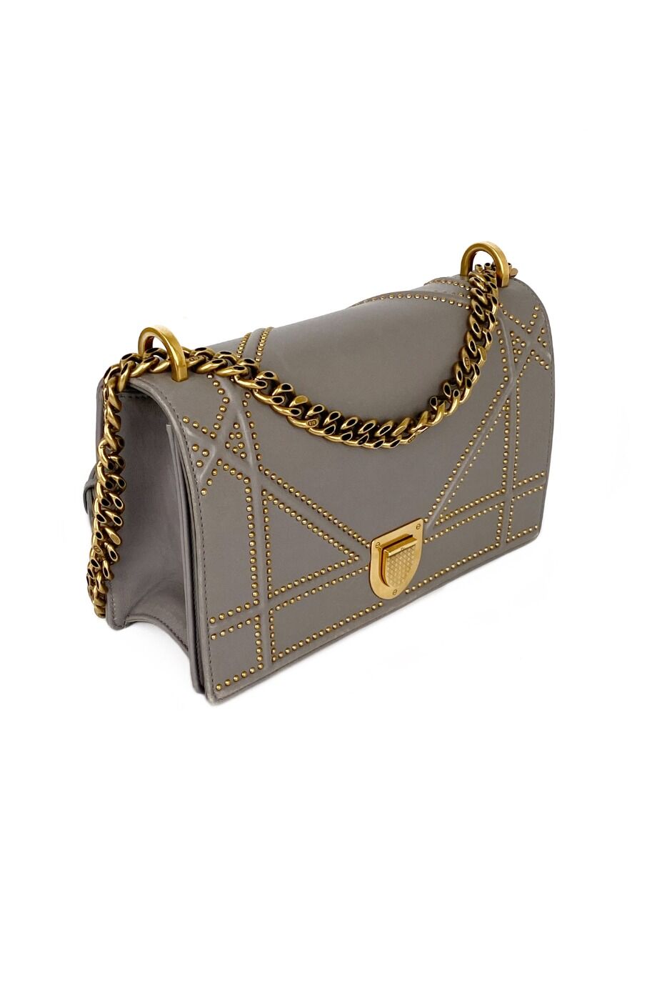 image 2 Сумка Diorama серого цвета