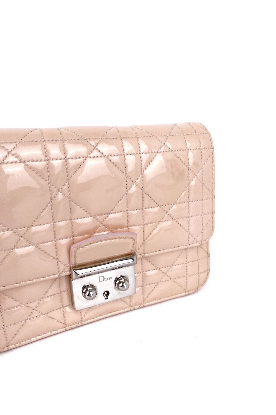 image 3 Сумка Miss Dior из лакированной кожи персикового цвета