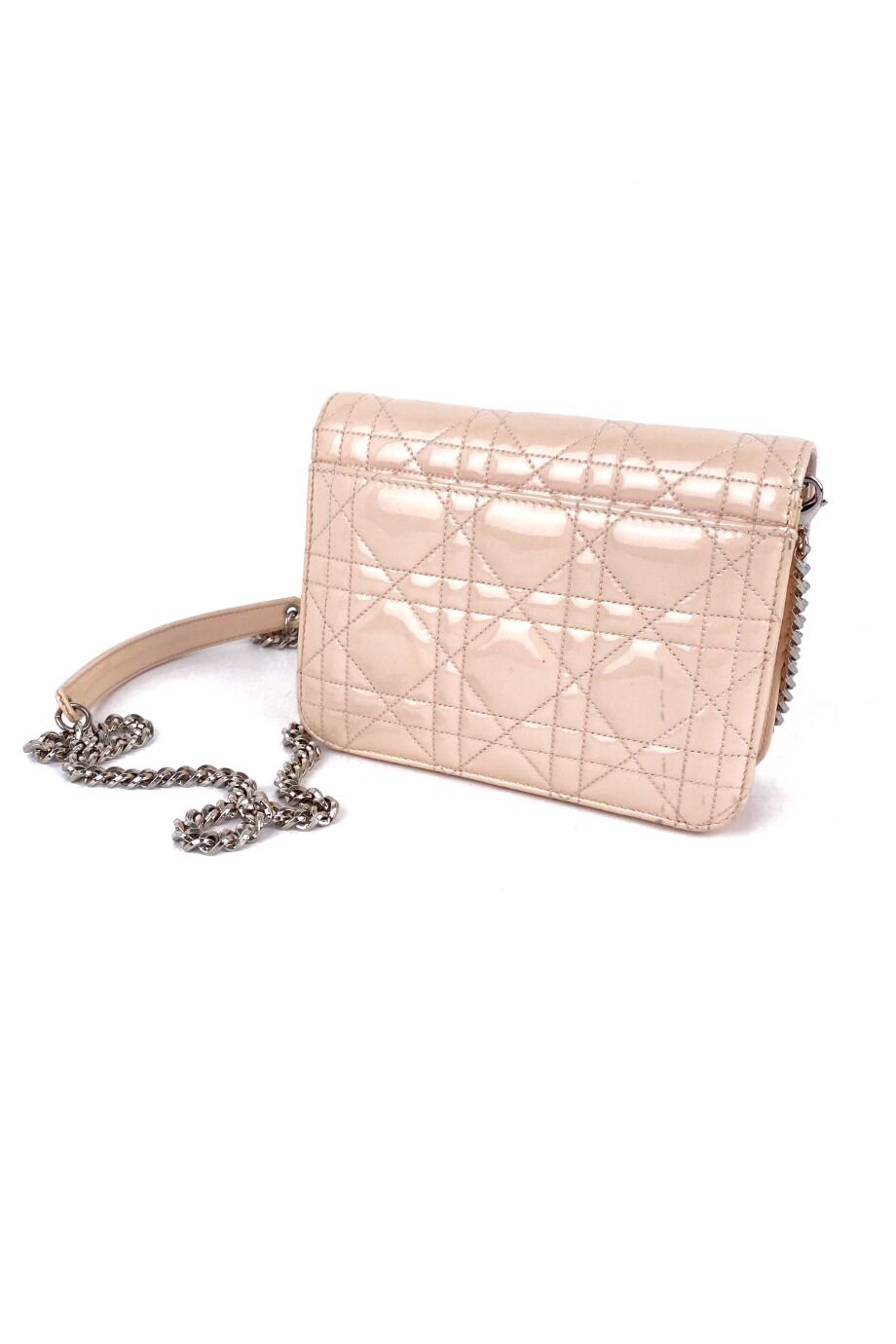 image 4 Сумка Miss Dior из лакированной кожи персикового цвета