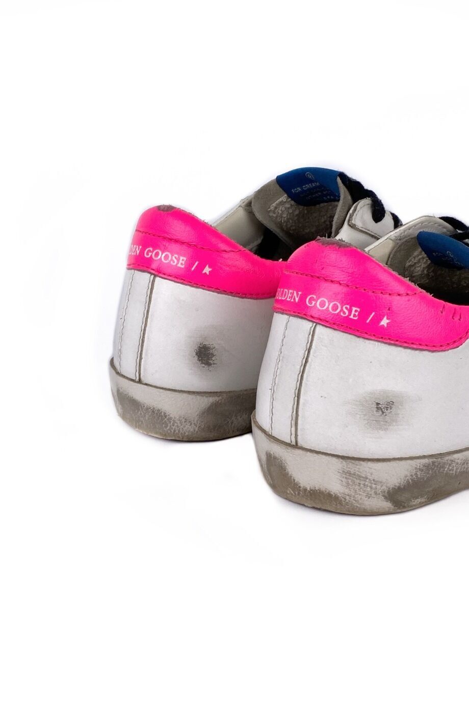 image 5 Кеды белого цвета с розовой пяткой