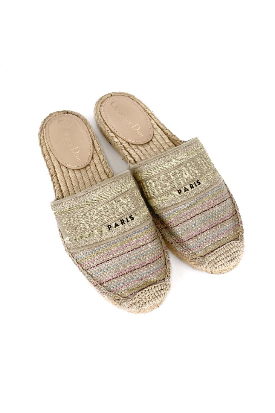 image 1 Мюли-эспадрильи с металлизированной нитью