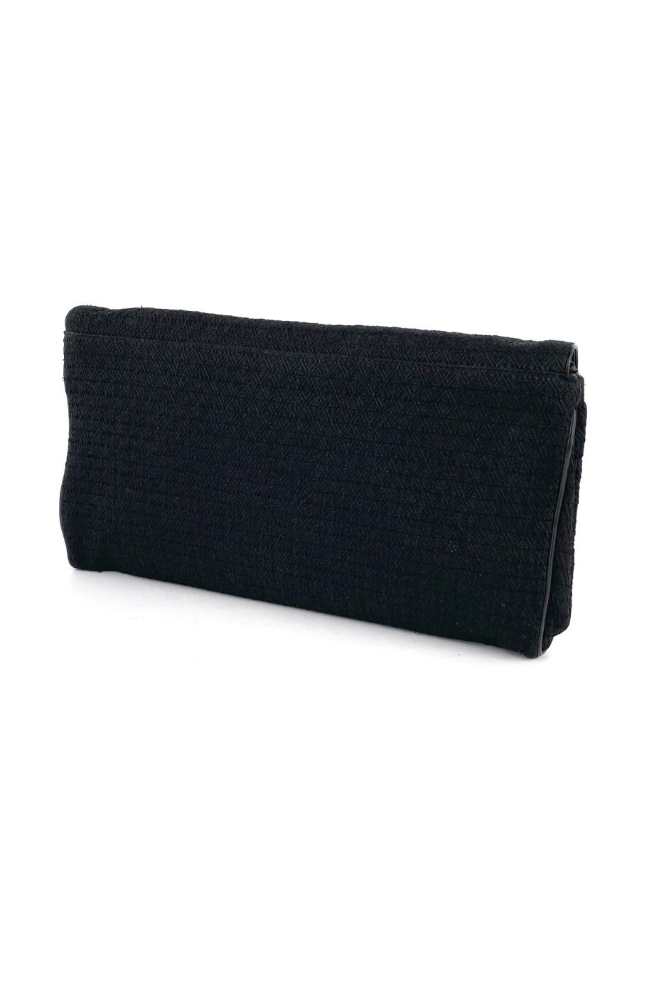 image 5 Текстильный клатч черного цвета расшитый бисером