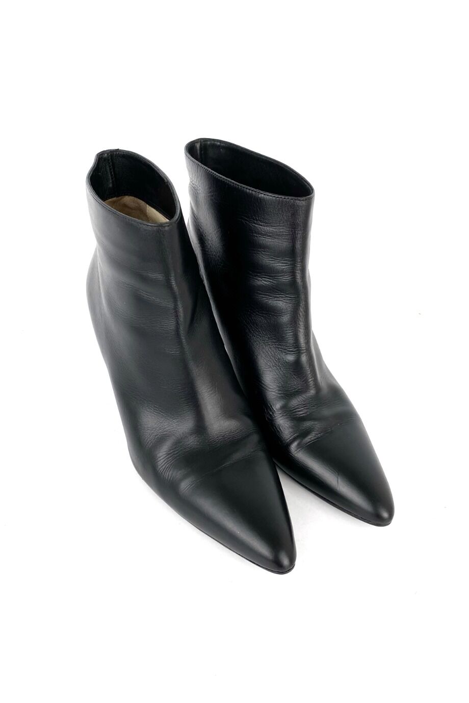 image 1 Ботильоны с острым носом черного цвета