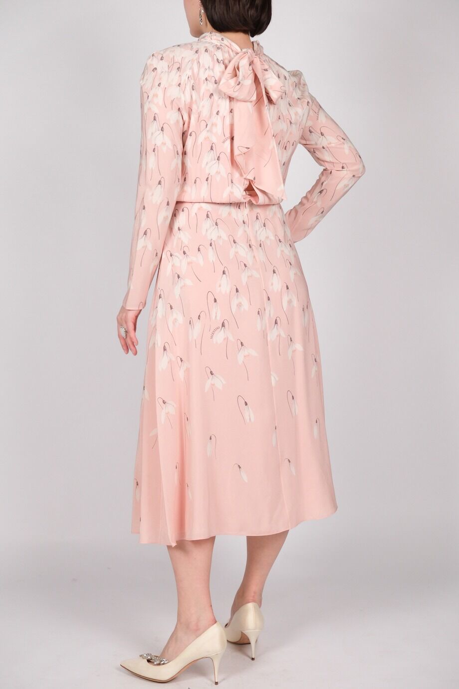 image 3 Платье розового цвета с ландышами