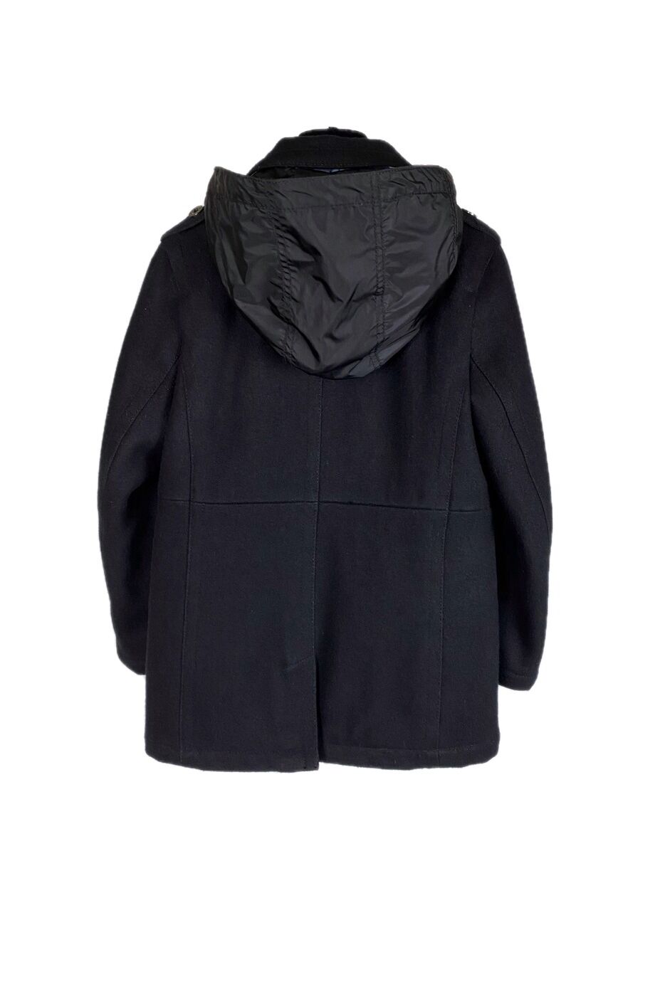 image 2 Детское утепленное пальто черного цвета