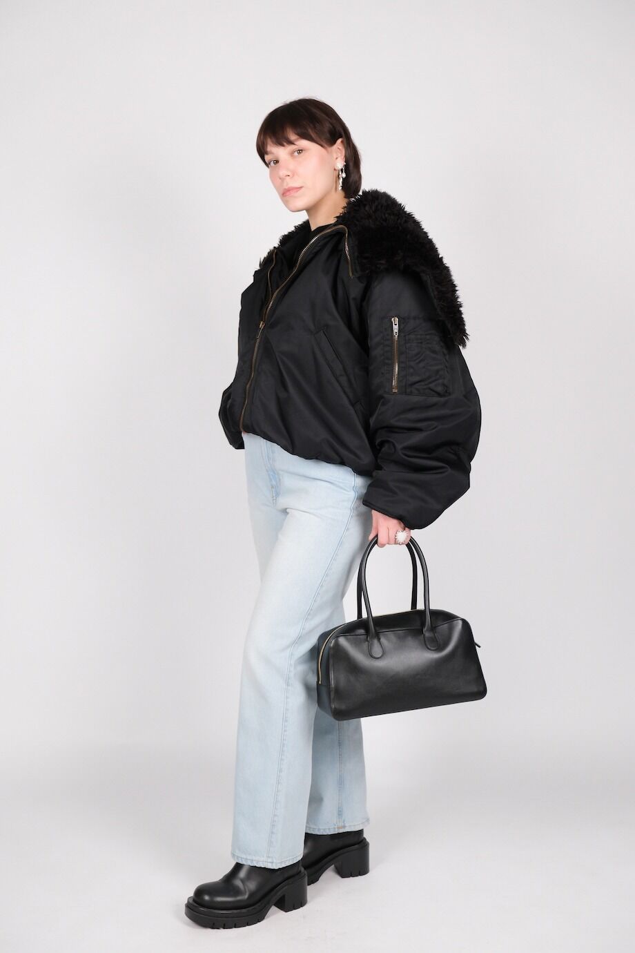 image 2 Бомбер утепленный с капюшоном