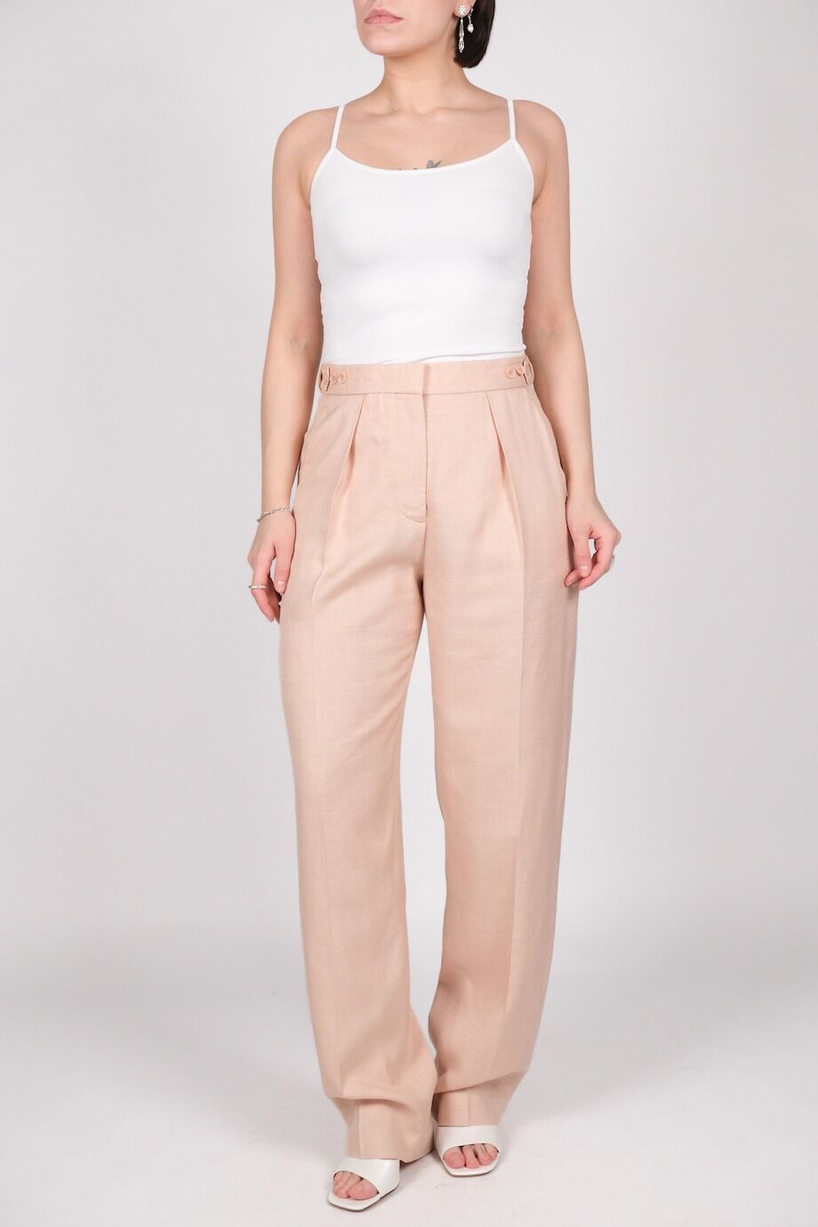 image 1 Брюки пудрового цвета