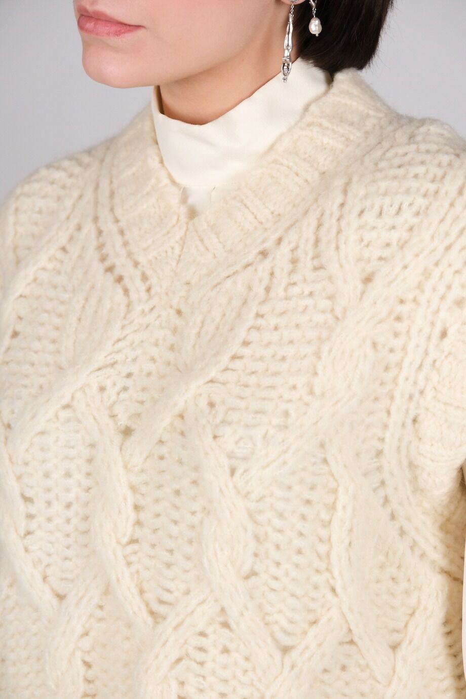 image 4 Жилет молочного цвета