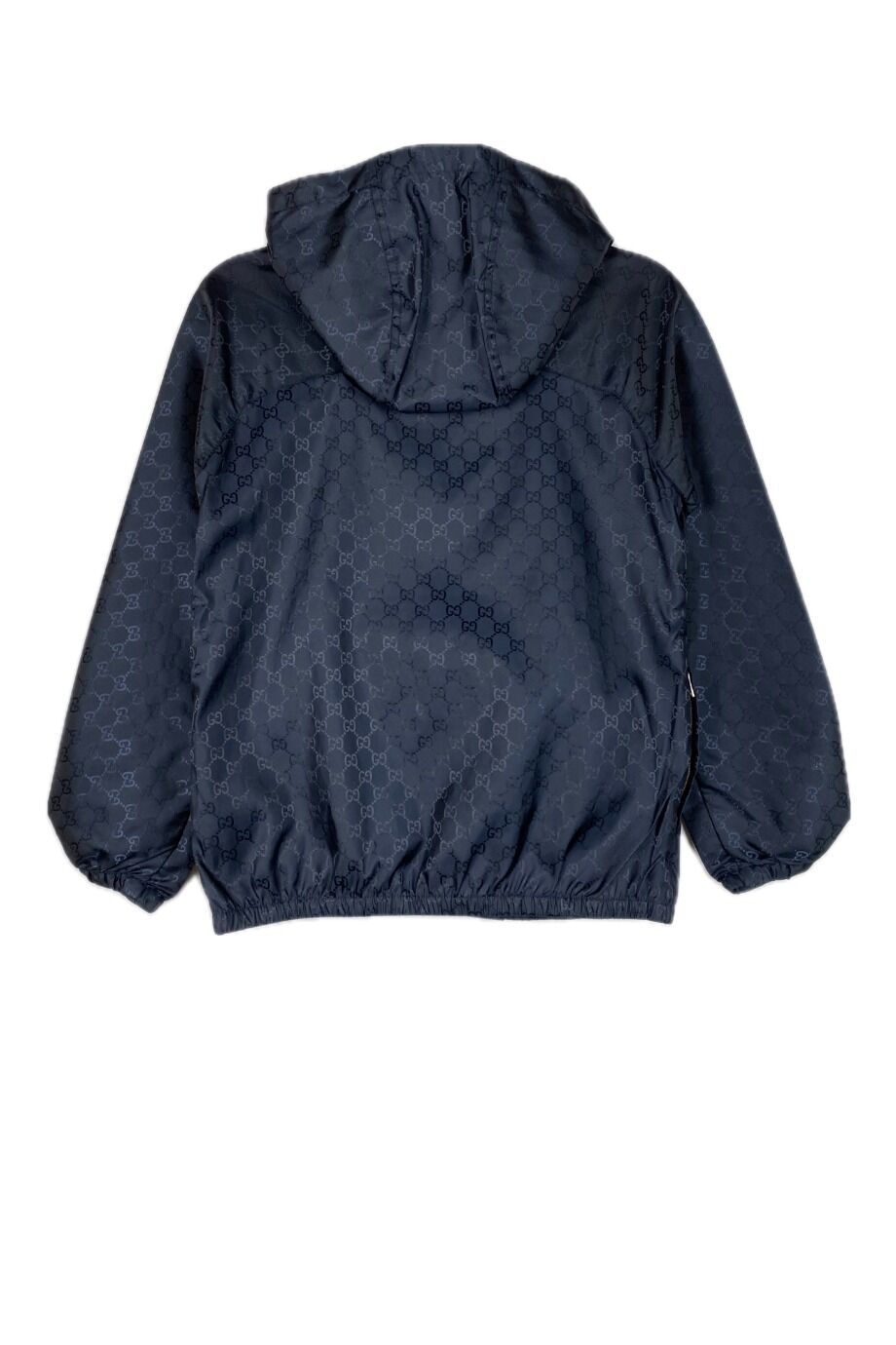 image 2 Детская ветровка черного цвета в монограмму