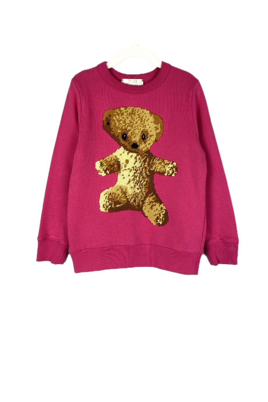 image 1 Детский свитшот розового цвета с мишкой