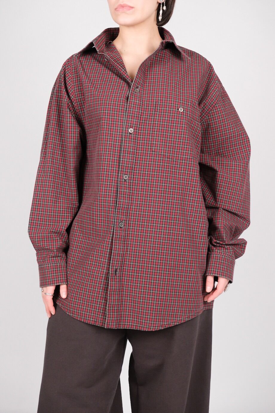 image 1 Рубашка в в мелкую клеточку