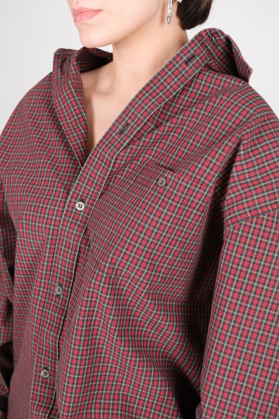 image 4 Рубашка в в мелкую клеточку