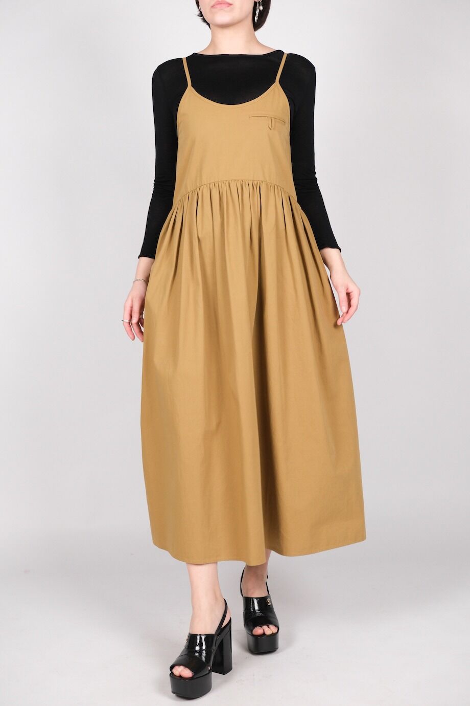 image 4 Сарафан цвета охры