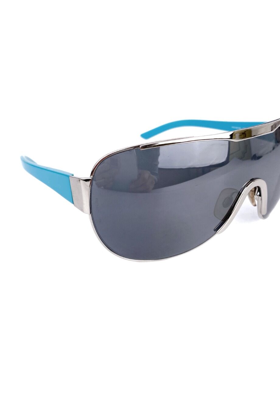 image 2 Очки-маска с бирюзовыми дужками