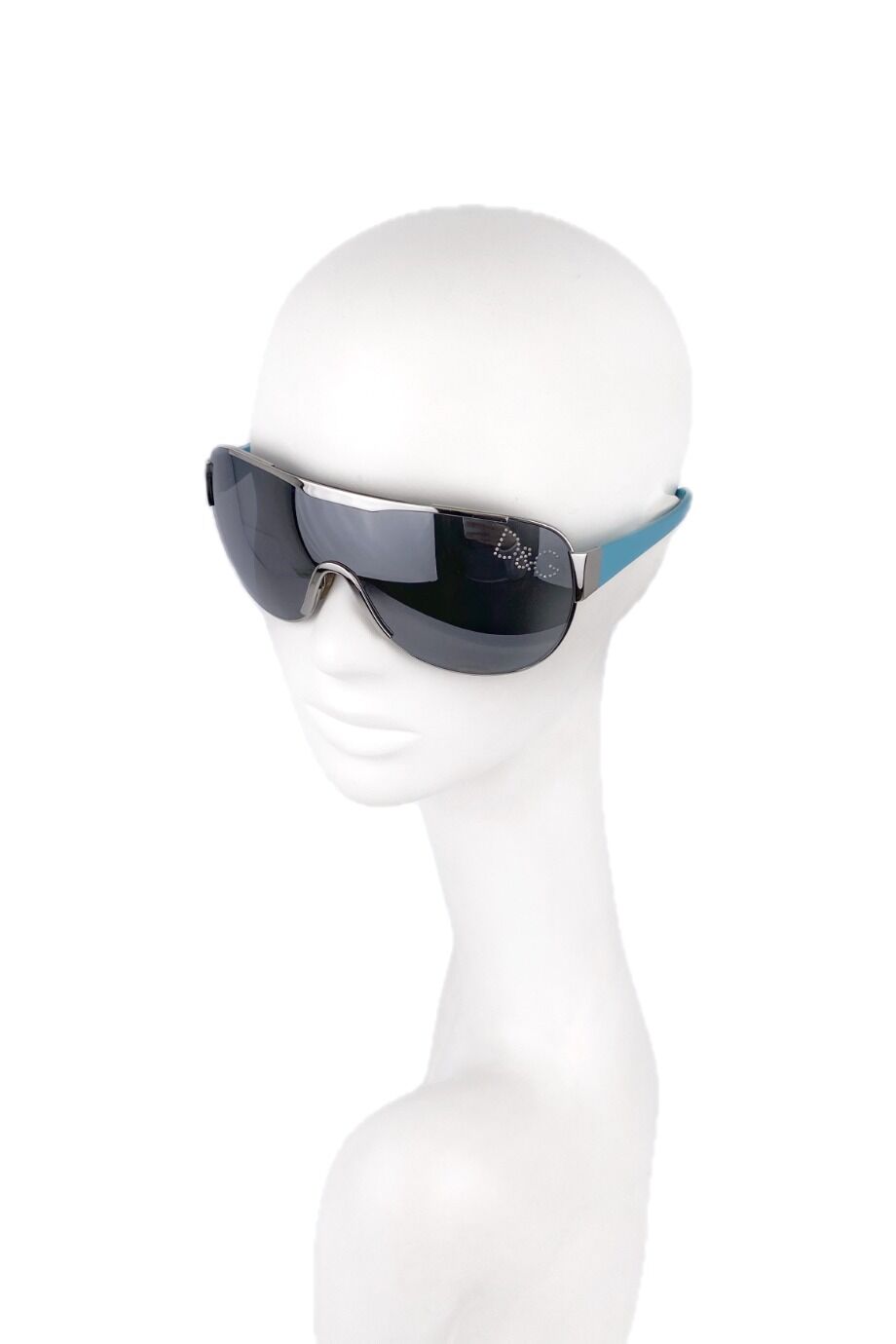 image 5 Очки-маска с бирюзовыми дужками