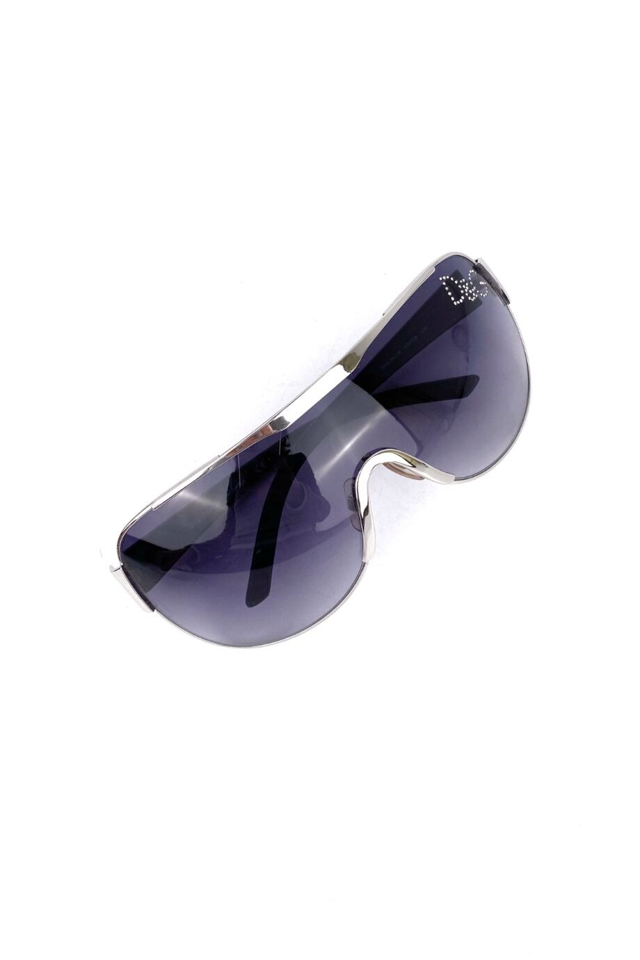 image 3 Очки-маска с черными дужками и декором из камней