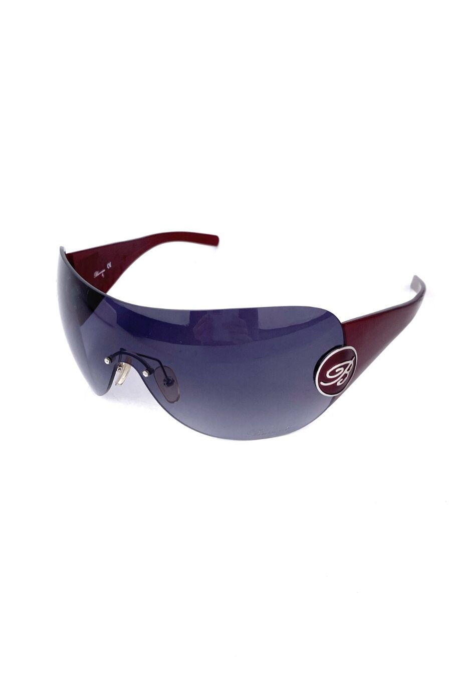 image 1 Очки с широкими бордовыми дужками