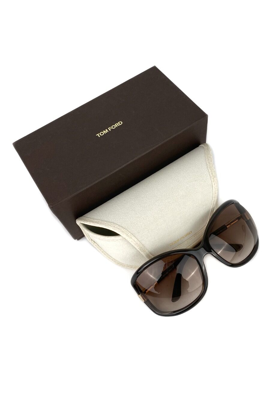 image 4 Очки Anais в темно-коричневой оправе