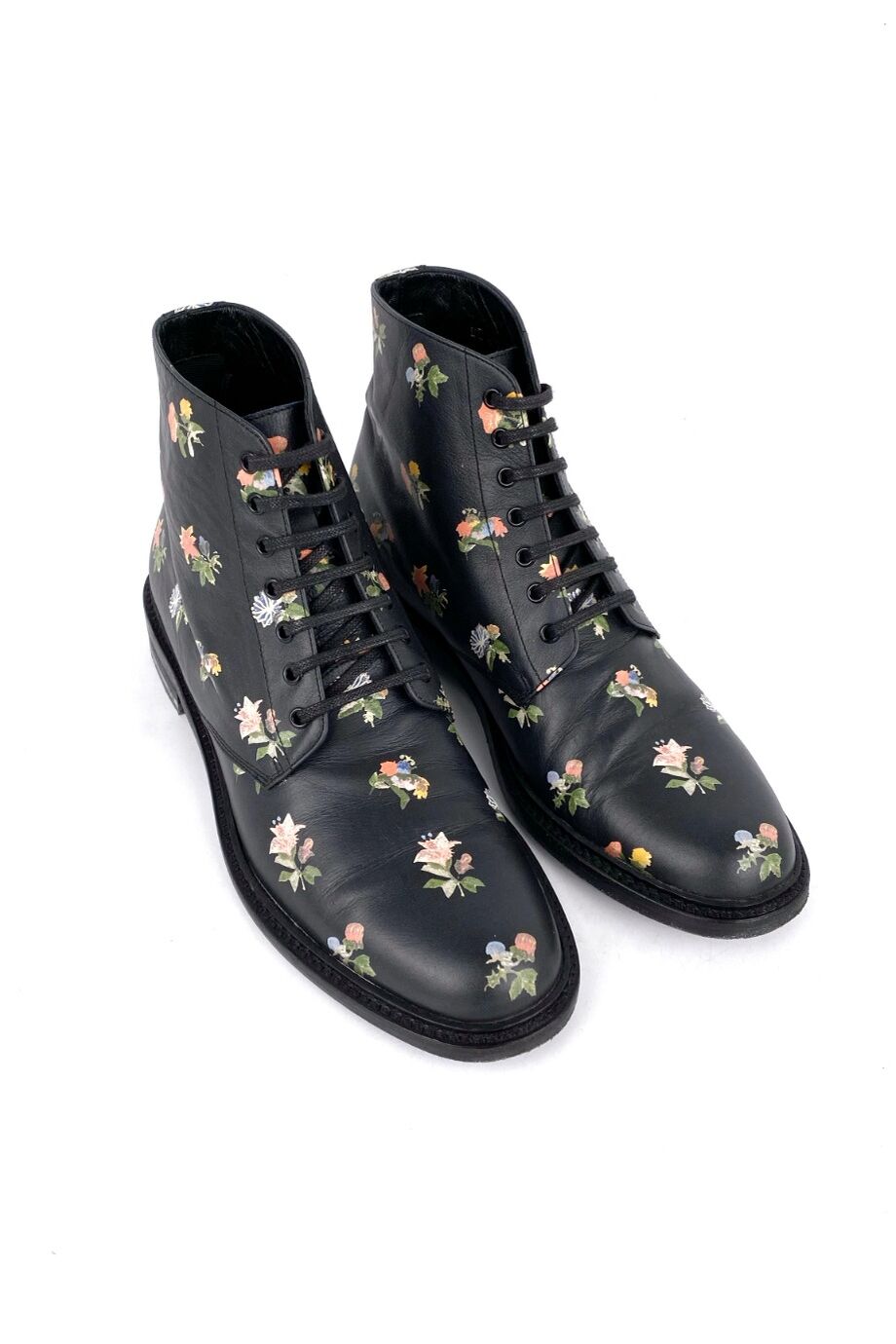 image 1 Ботинки черного цвета в цветочек