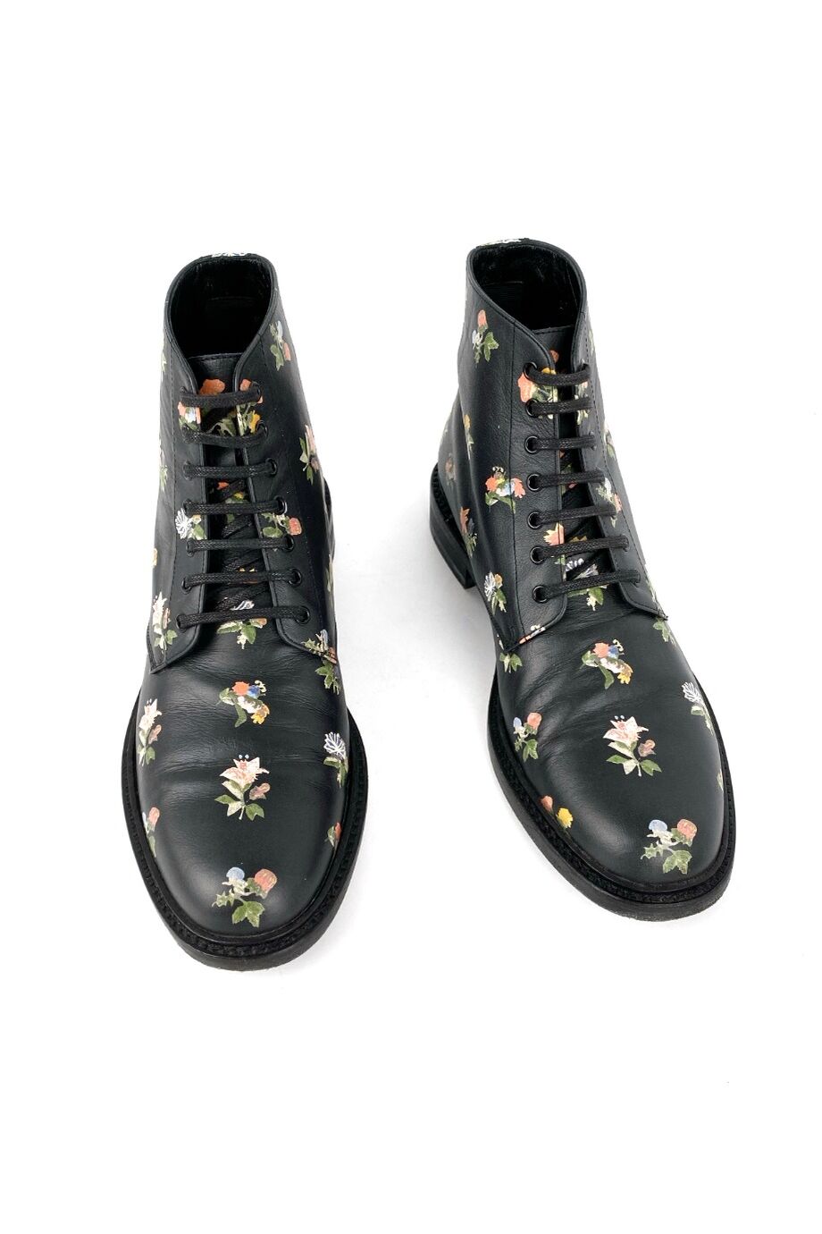 image 2 Ботинки черного цвета в цветочек