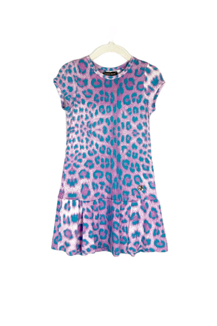 image 1 Детское платье сиреневого цвета с анималистичным принтом