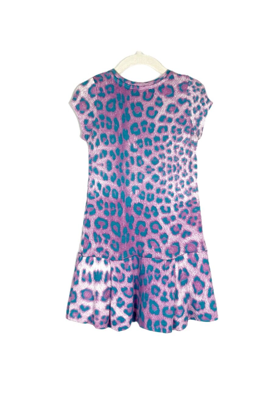 image 2 Детское платье сиреневого цвета с анималистичным принтом