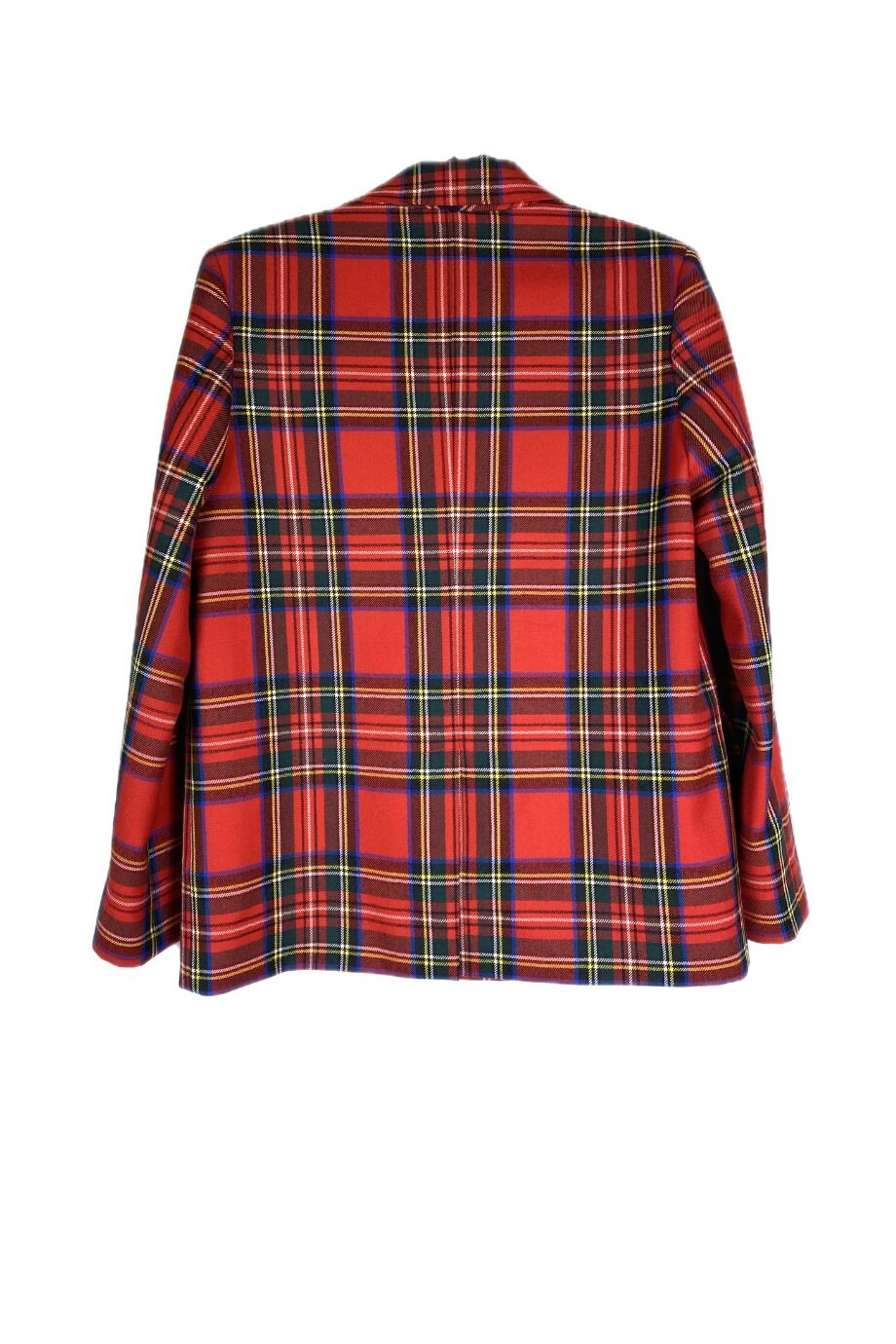 image 2 Детский жакет красного цвета в клетку