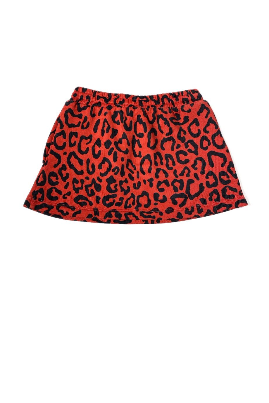 image 2 Детская юбка красного цвета с леопардовым принтом