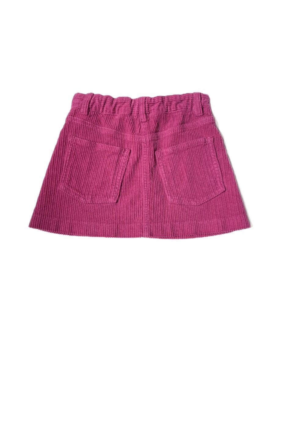 image 2 Детская вельветовая юбка малинового цвета