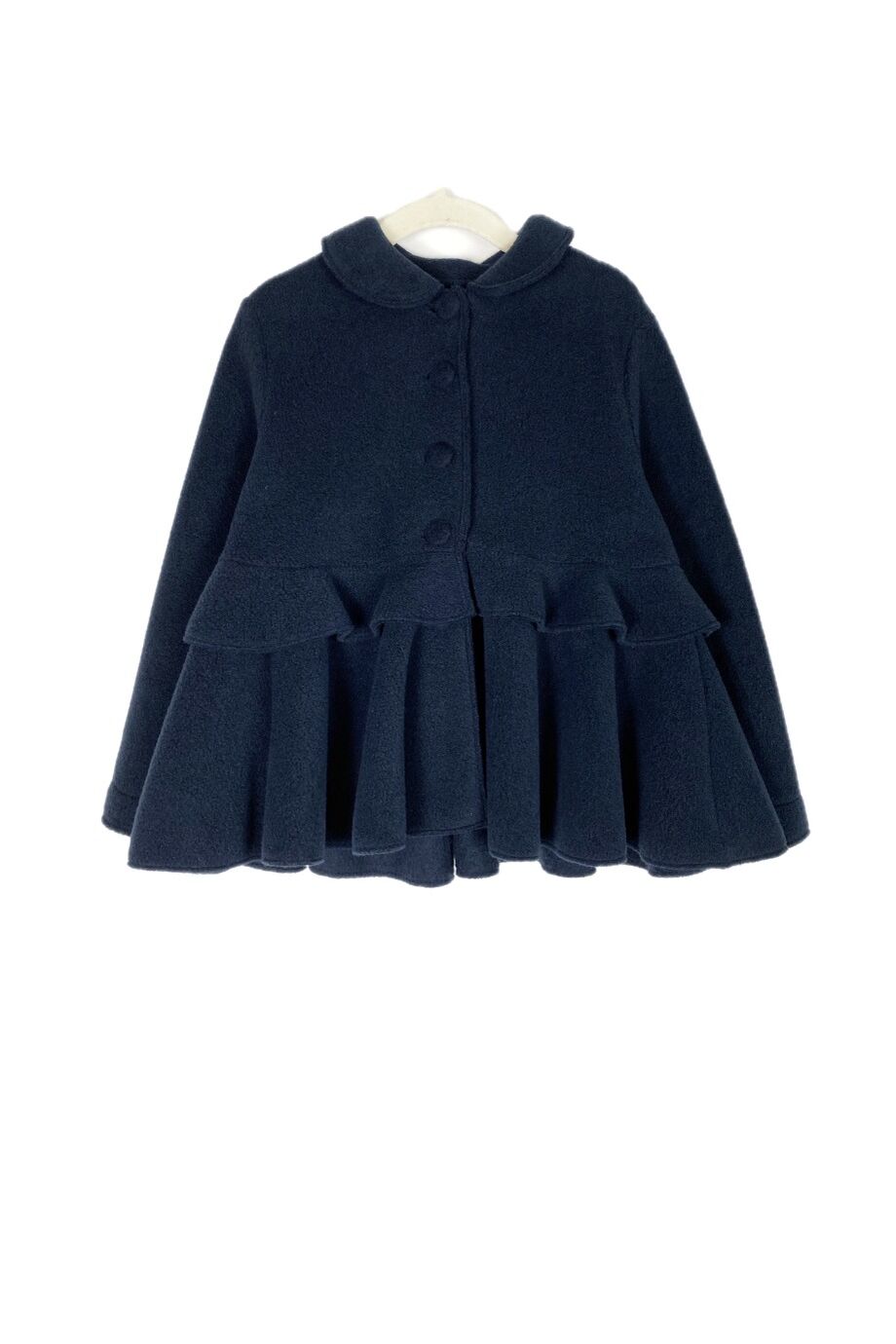 image 1 Детский жакет темно-синего цвета с баской