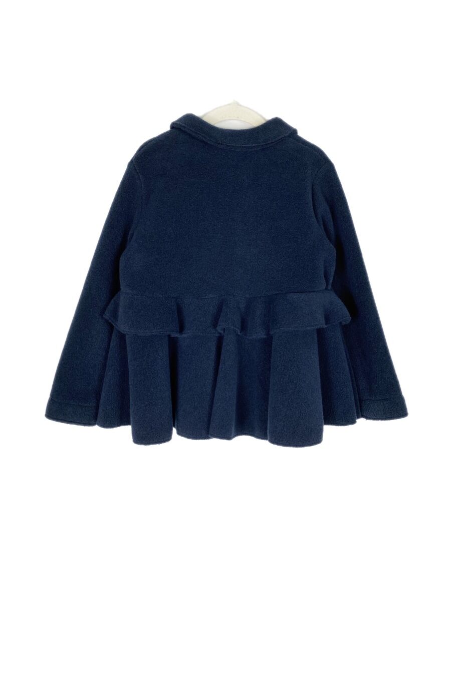 image 2 Детский жакет темно-синего цвета с баской