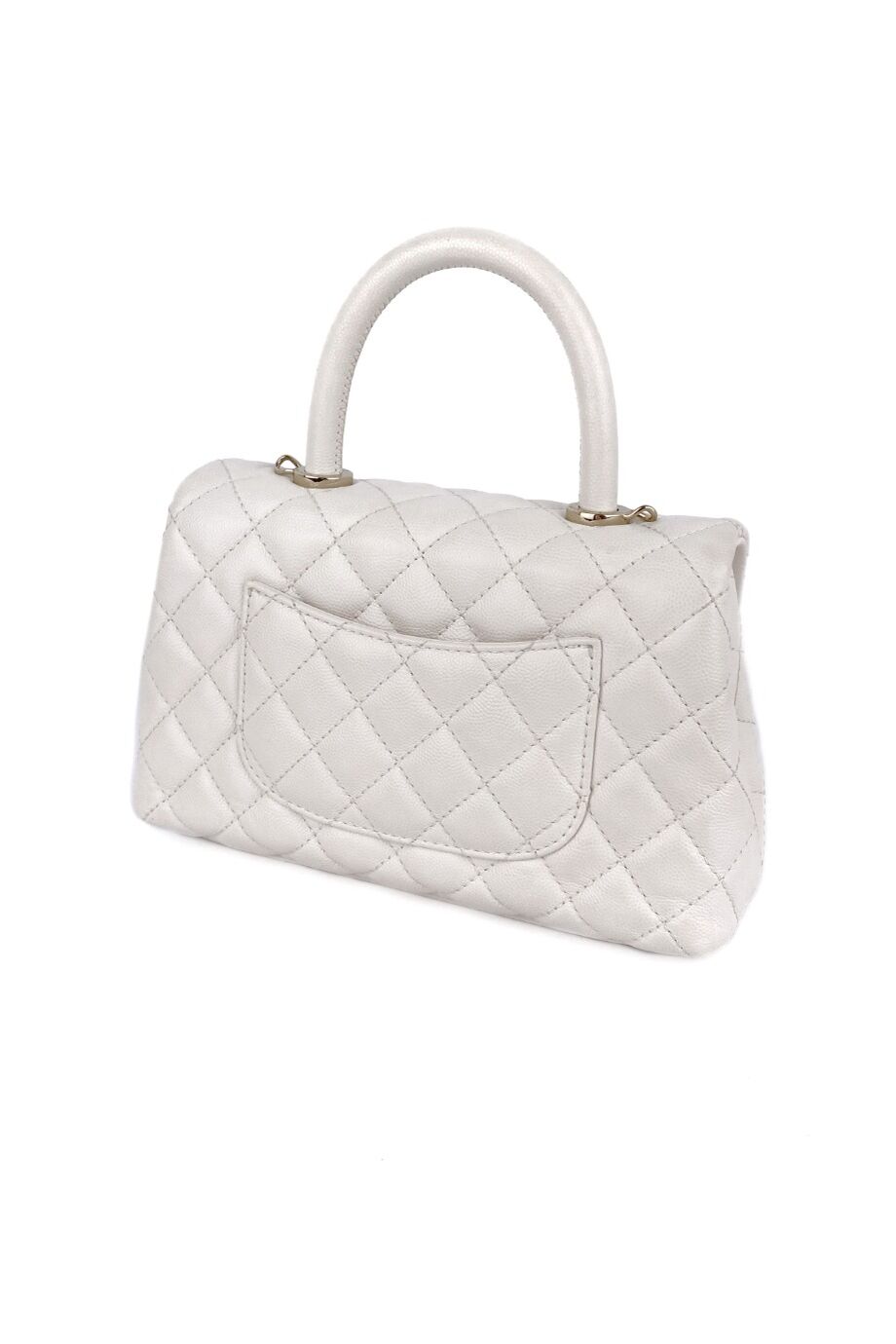image 4 Сумка Coco Handle белого цвета