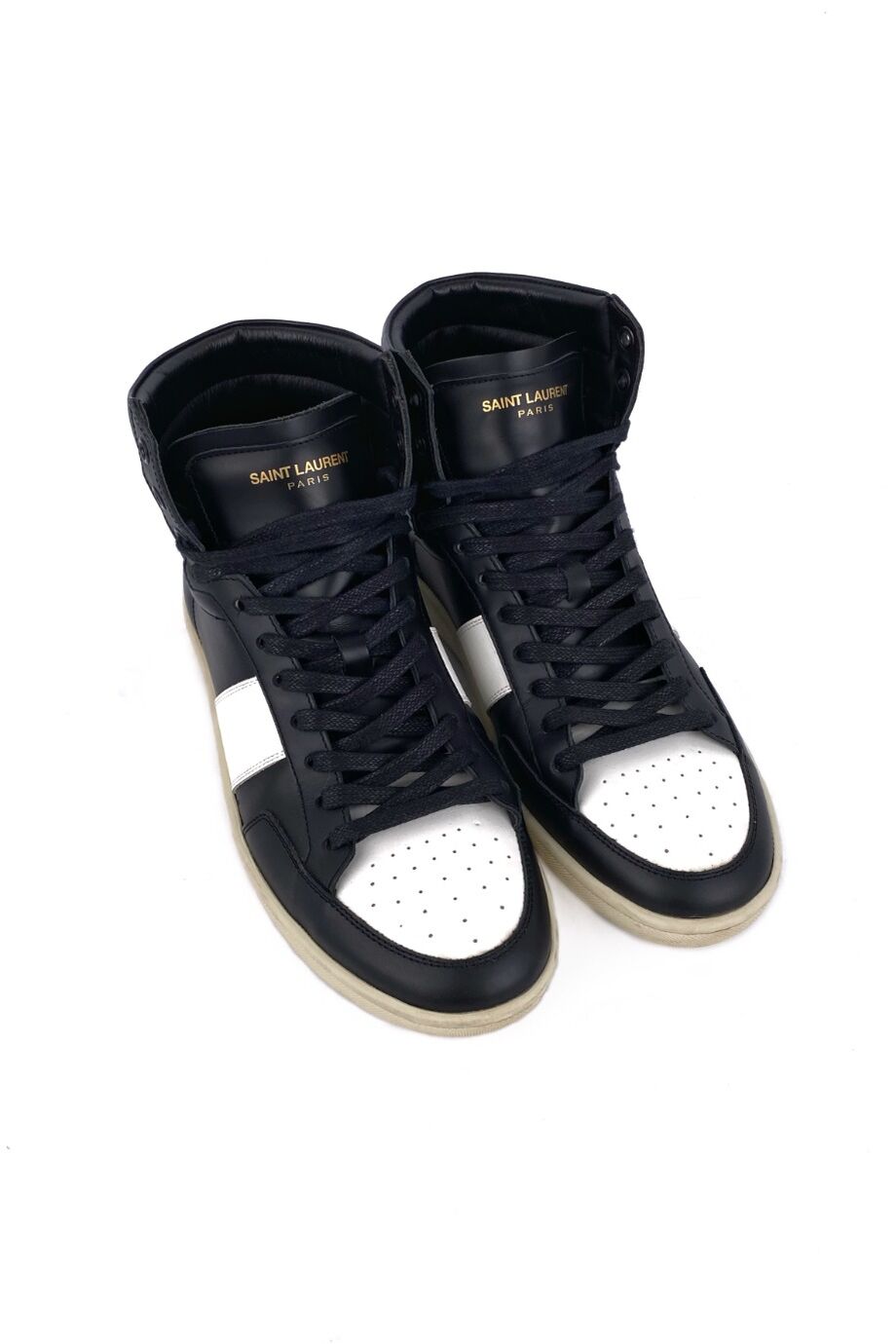 image 1 Высокие кеды черно-белого цвета