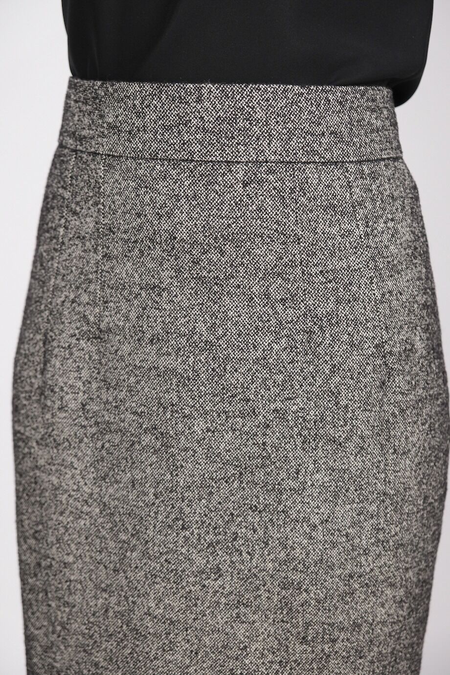 image 5 Юбка миди из фактурной ткани