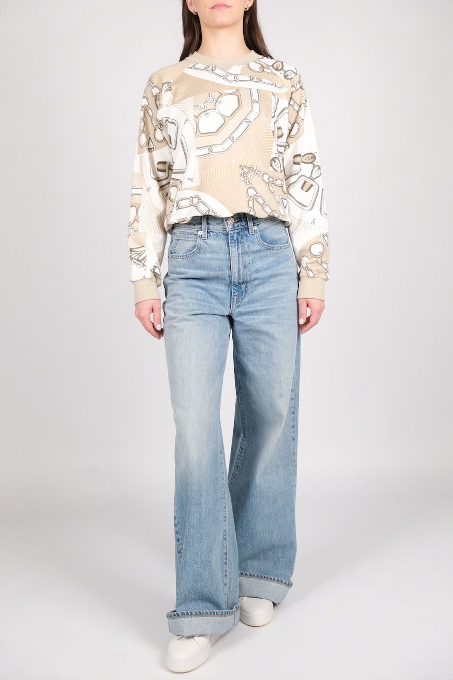 image 1 Джинсы Eva голубого цвета широкого кроя