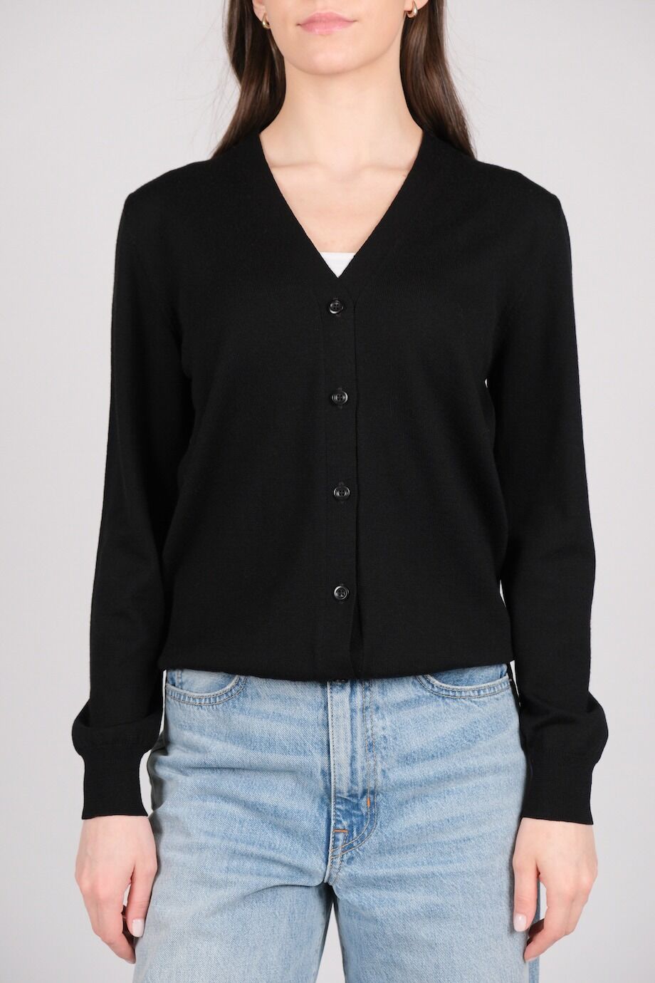 image 1 Кардиган черного цвета