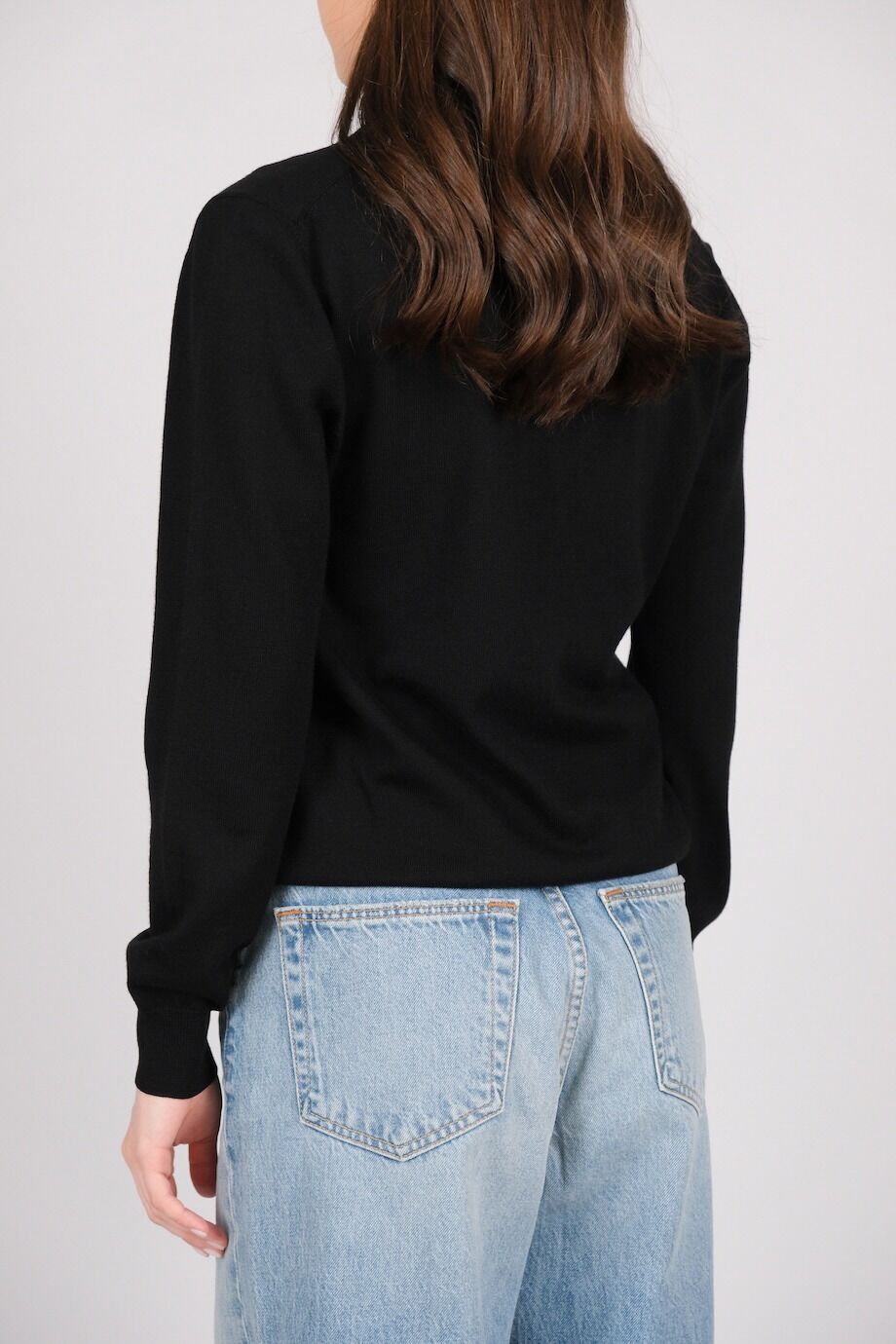 image 3 Кардиган черного цвета