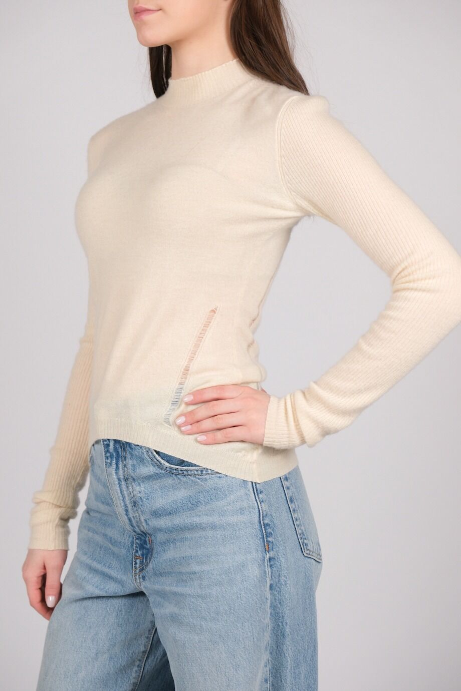 image 2 Джемпер молочного цвета
