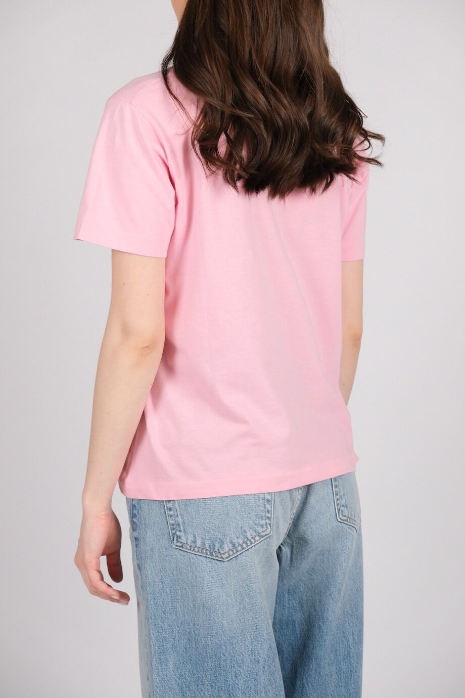image 3 Футболка розового цвета с принтом на груди