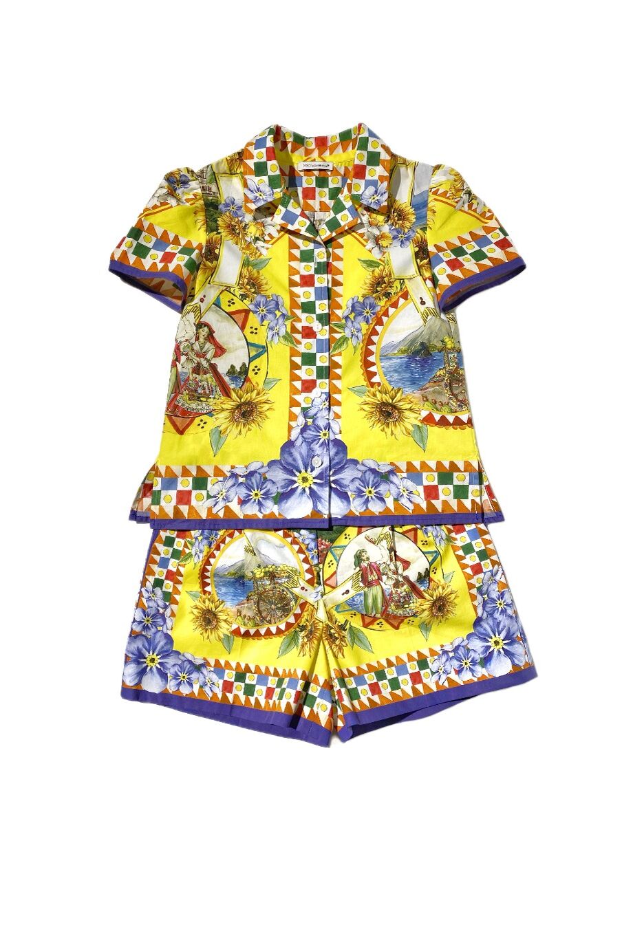 image 1 Детский костюм с шортами с ярким принтом
