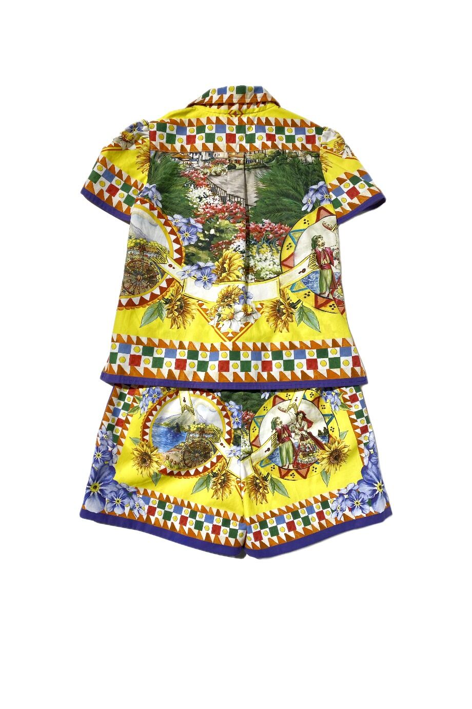 image 2 Детский костюм с шортами с ярким принтом