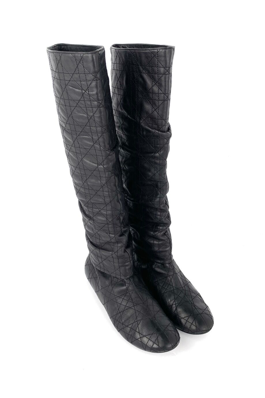 image 1 Сапоги черного цвета с прострочкой