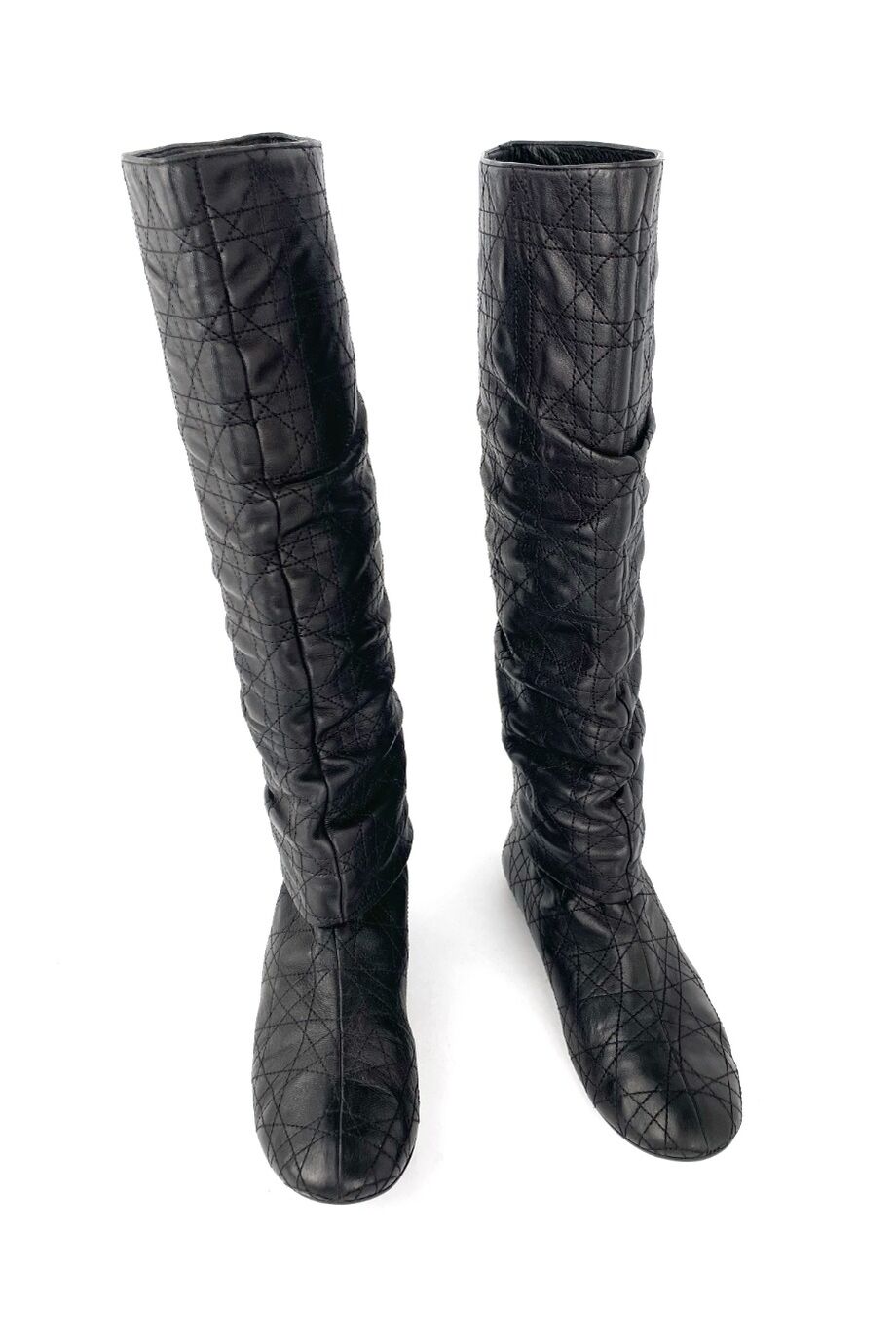 image 2 Сапоги черного цвета с прострочкой