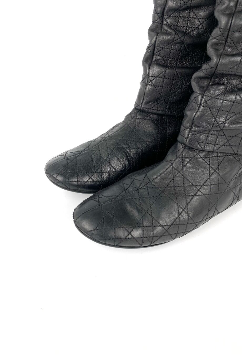image 3 Сапоги черного цвета с прострочкой